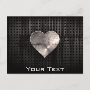 Grunge Heart Briefkaart