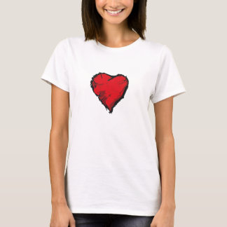 Grunge Heart T-shirt