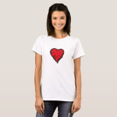 Grunge Heart T-shirt (Voorkant volledig)