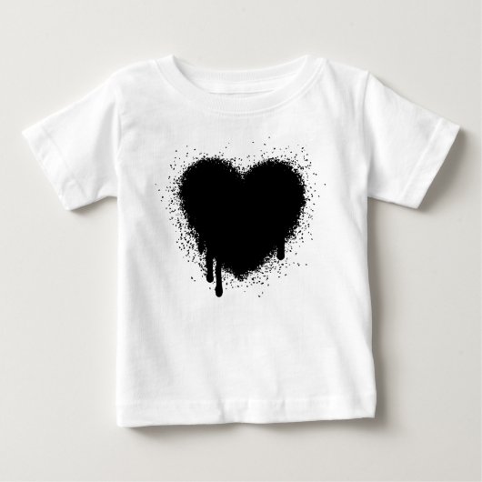 Grunge Heart - zwart (Voorkant)