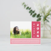 Grunge Hearts Class of Graduation Invitations Uitnodiging Briefkaart (Staand voorkant)