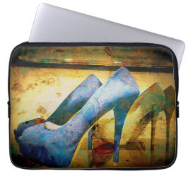 Grunge heels neopreen laptophoes van 13 inch laptop sleeve