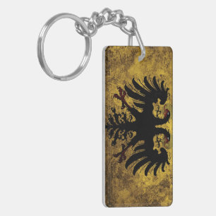 Grunge Heilige Roman Empire Flag Sleutelhanger