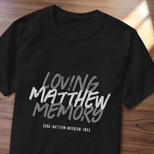 Grunge-herdenkingsmonument Ter nagedachtenis Aange T-shirt