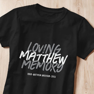 Grunge-herdenkingsmonument Ter nagedachtenis Aange T-shirt