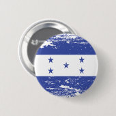 Grunge Honduras Flag Ronde Button 5,7 Cm (Voorkant /achterkant)