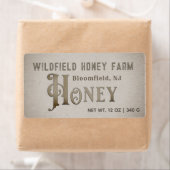Grunge HONEY Boerderij Market Label Honeycomb (Insitu)