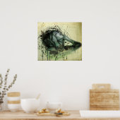 Grunge Hood Portrait Poster (Keuken)