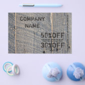 grunge hout renovatie timmerwerk constructie flyer (Enkel)