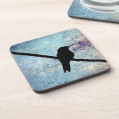 Grunge Hummingbird Drankjes Onderzetter (Linkerzijde)