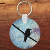 Grunge Hummingbird Sleutelhanger (Voorkant)