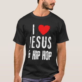  grunge I Love Jesus & Hip Hop Jesus T-shirt
