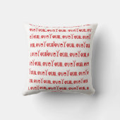 Grunge I love you for Kids Pillowcase Kussen (Achterkant)