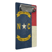 Grunge illustratie van North Carolina Mini Klembord (Schuin)