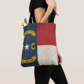 Grunge illustratie van North Carolina Tote Bag (Dichtbij)