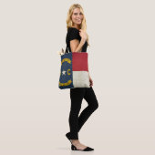 Grunge illustratie van North Carolina Tote Bag (Op model)