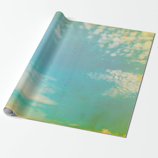 Grunge image of sky background, home decor, backgr cadeaupapier (Uitgerold)