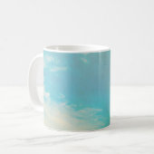 Grunge image of sky background, home decor, backgr koffiemok (Voorkant links)