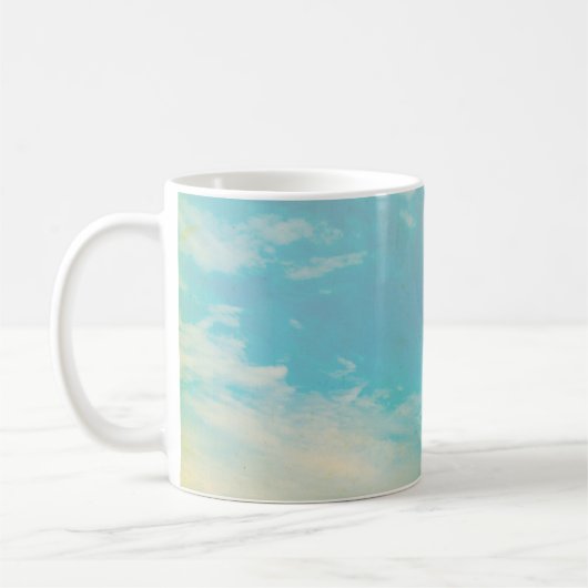 Grunge image of sky background, home decor, backgr koffiemok (Links)