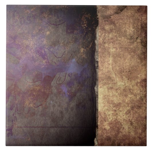 Grunge Industriële stijl decor Tegeltje (Voorkant)