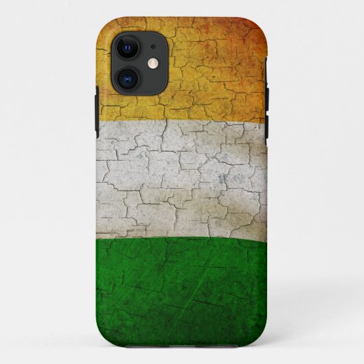 Grunge Ireland vlag Case-Mate iPhone Case (Achterkant)
