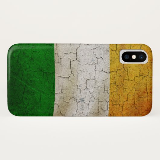 Grunge Ireland vlag Case-Mate iPhone Case (Achterkant (horizontaal))