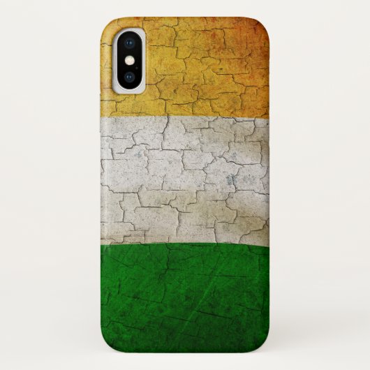 Grunge Ireland vlag Case-Mate iPhone Case (Achterkant)