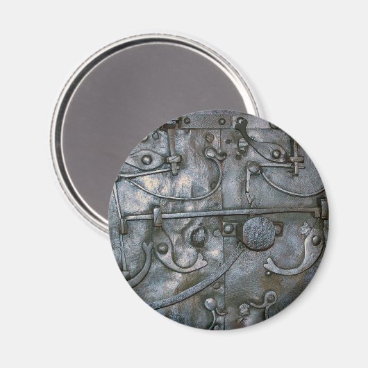 Grunge Iron Heavy Metal Magneet (Voorkant / Achterkant)