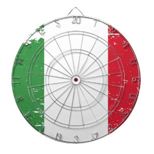 Grunge Italy Flag Dartbord