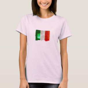 Grunge Italy flag for Italians of Italia - forza T-shirt