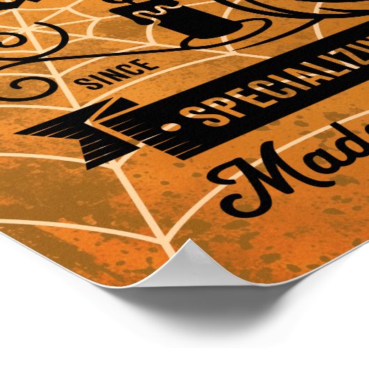 Grunge  Jack Lantern's Candle Co Poster (Hoek)