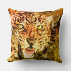 Grunge Jaguar decoratief kussen