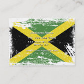 Grunge Jamaica Flag Visitekaartje (Achterkant)