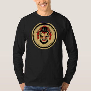 Grunge Japans-Aziatisch geïnspireerd Samurai Warri T-shirt
