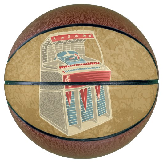 Grunge Jukebox Basketbal (Voorkant)
