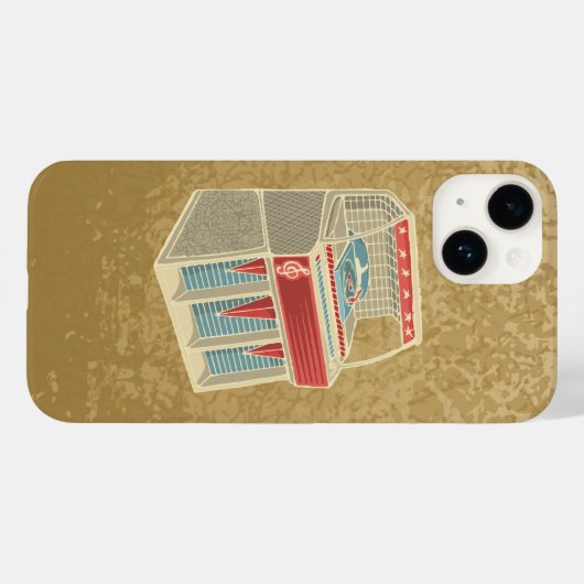 Grunge Jukebox Case-Mate iPhone Case (Achterkant (horizontaal))