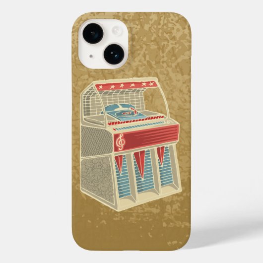 Grunge Jukebox Case-Mate iPhone Case (Achterkant)