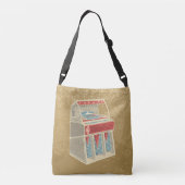 Grunge Jukebox Crossbody Tas (Achterkant)