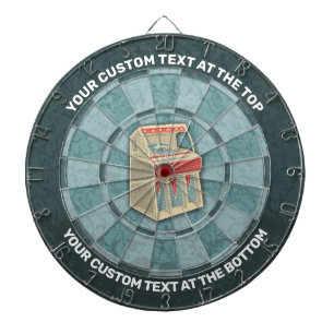 Grunge Jukebox Dart Board Dartbord