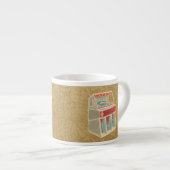 Grunge Jukebox Espresso Kop (Voorkant rechts)