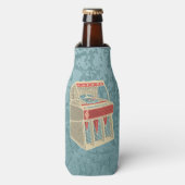 Grunge Jukebox Flesjeskoeler (Fles Voorkant)