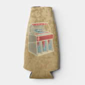 Grunge Jukebox Flesjeskoeler (Voorkant)