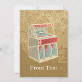 Grunge Jukebox Kaart (Voorkant)