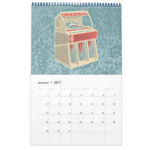 Grunge Jukebox Kalender