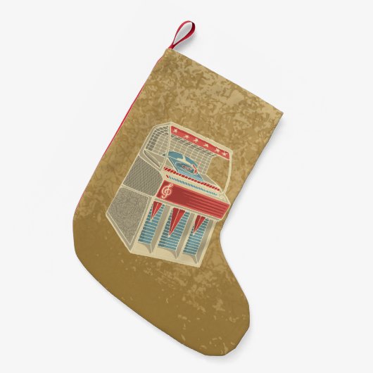 Grunge Jukebox Kleine Kerstsok (Voorkant (Hangend))