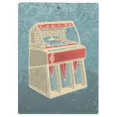 Grunge Jukebox Klembord (Achterkant)