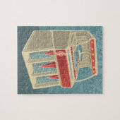 Grunge Jukebox Legpuzzel (Horizontaal)