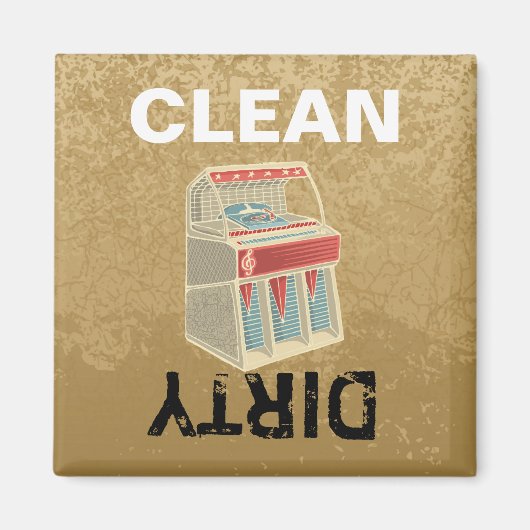 Grunge Jukebox Magneet (Voorkant)