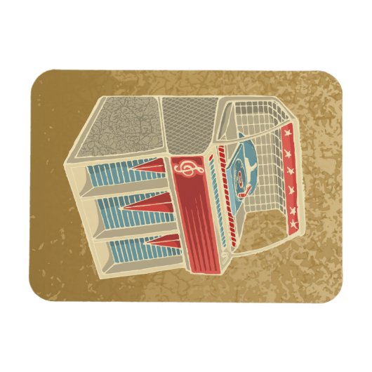 Grunge Jukebox Magneet (Horizontaal)