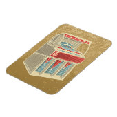 Grunge Jukebox Magneet (Linkerzijde)